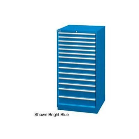 LISTA INTERNATIONAL Lista 28-1/4"W Cabinet, 14 Drawer, 282 Compart - Bright Blue, Individual Lock XSSC1350-1417BBRG